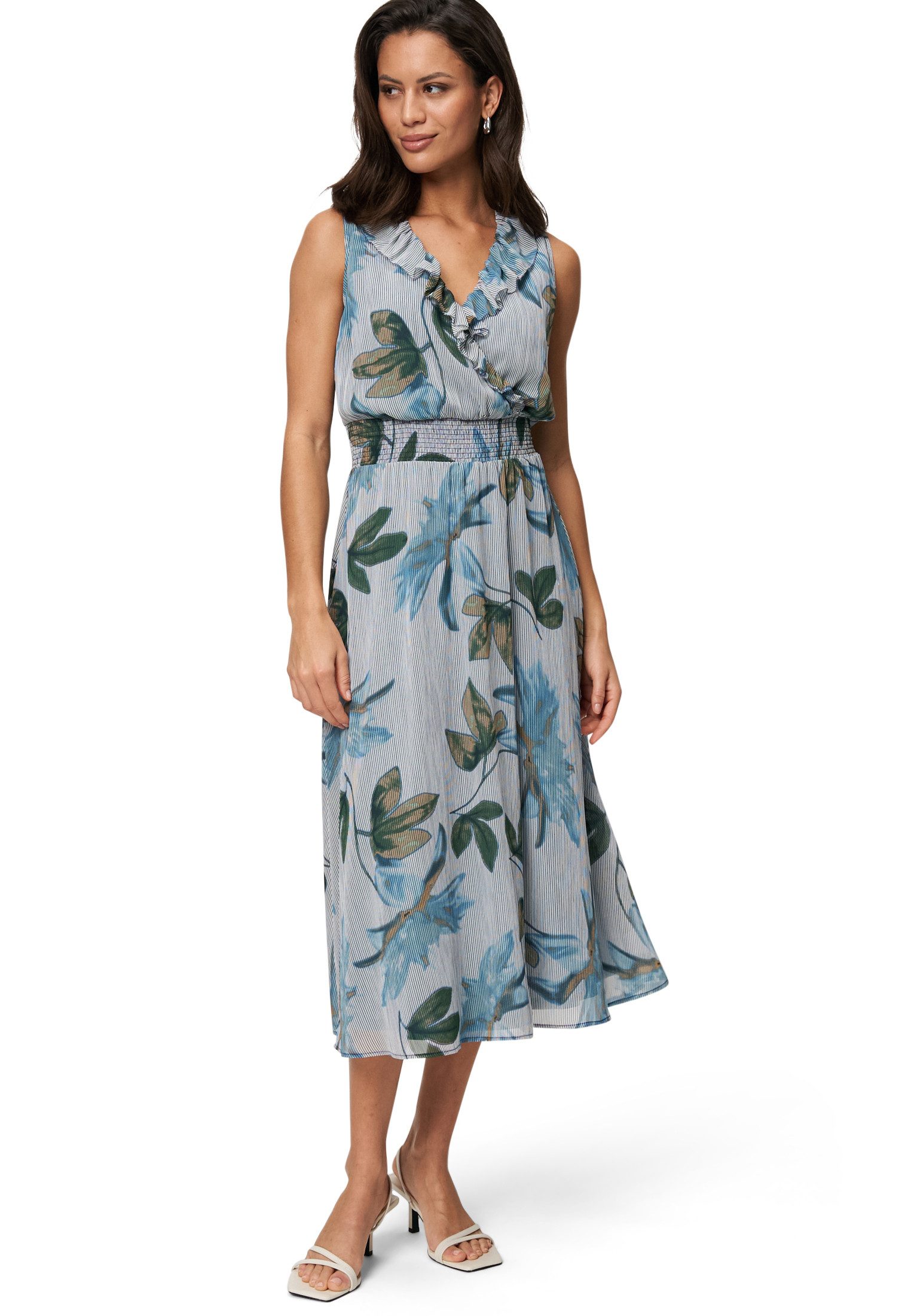 Zero Midikleid zero Midikleid mit Rüschen