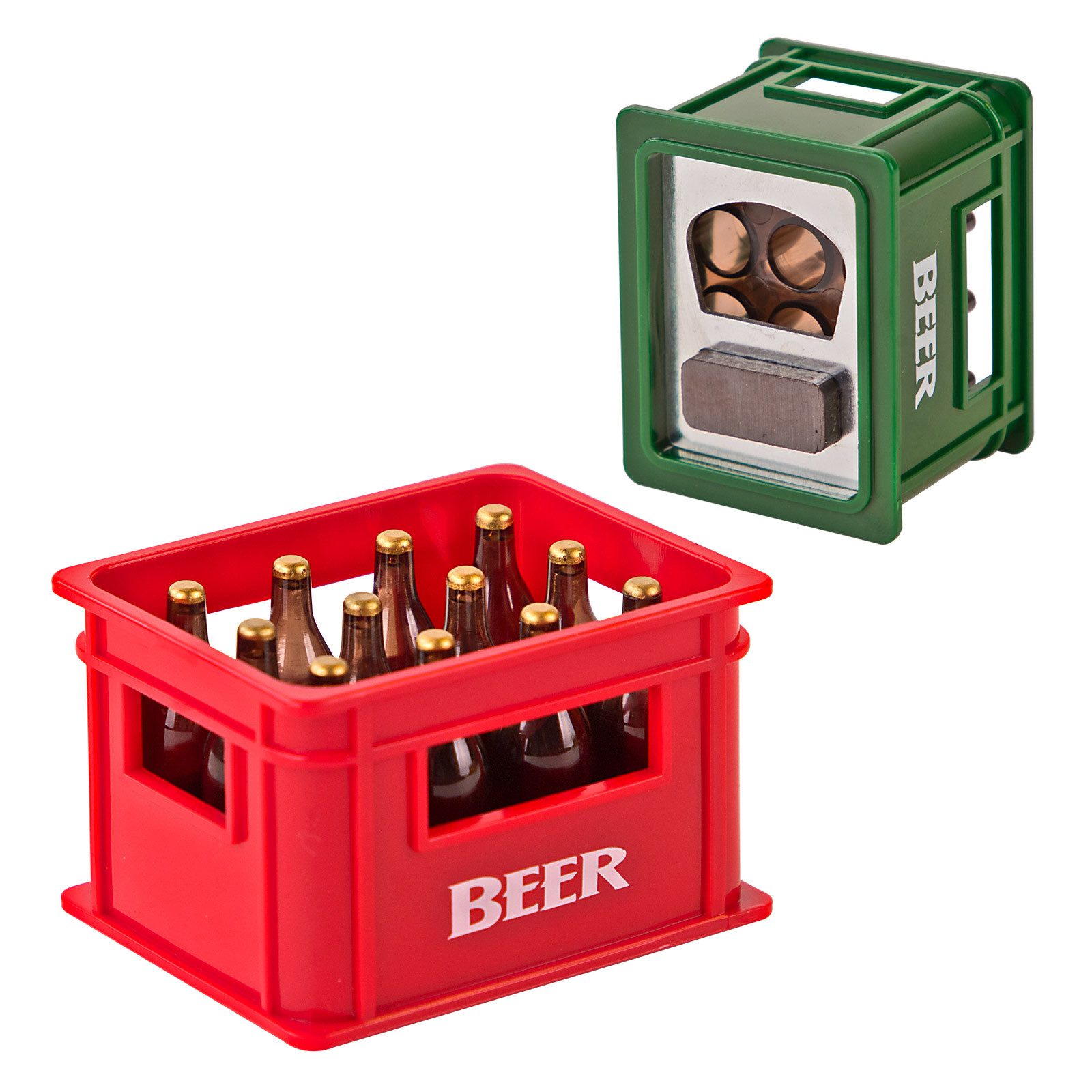 KesTek Flaschenöffner Flaschenöffner Bierkiste mit Magnet