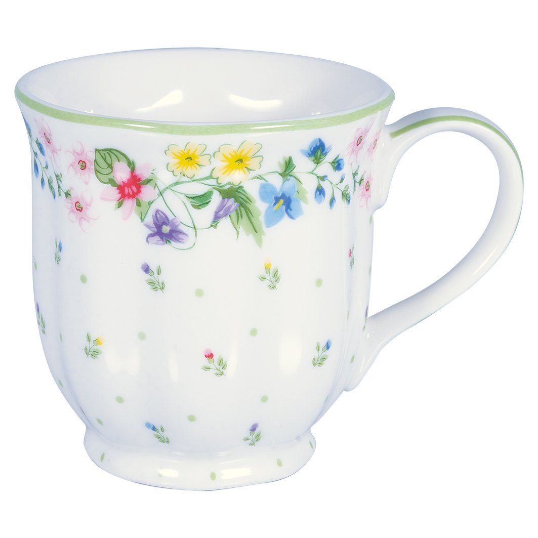 Greengate Tasse Karolina Teebecher white 0,25l,
