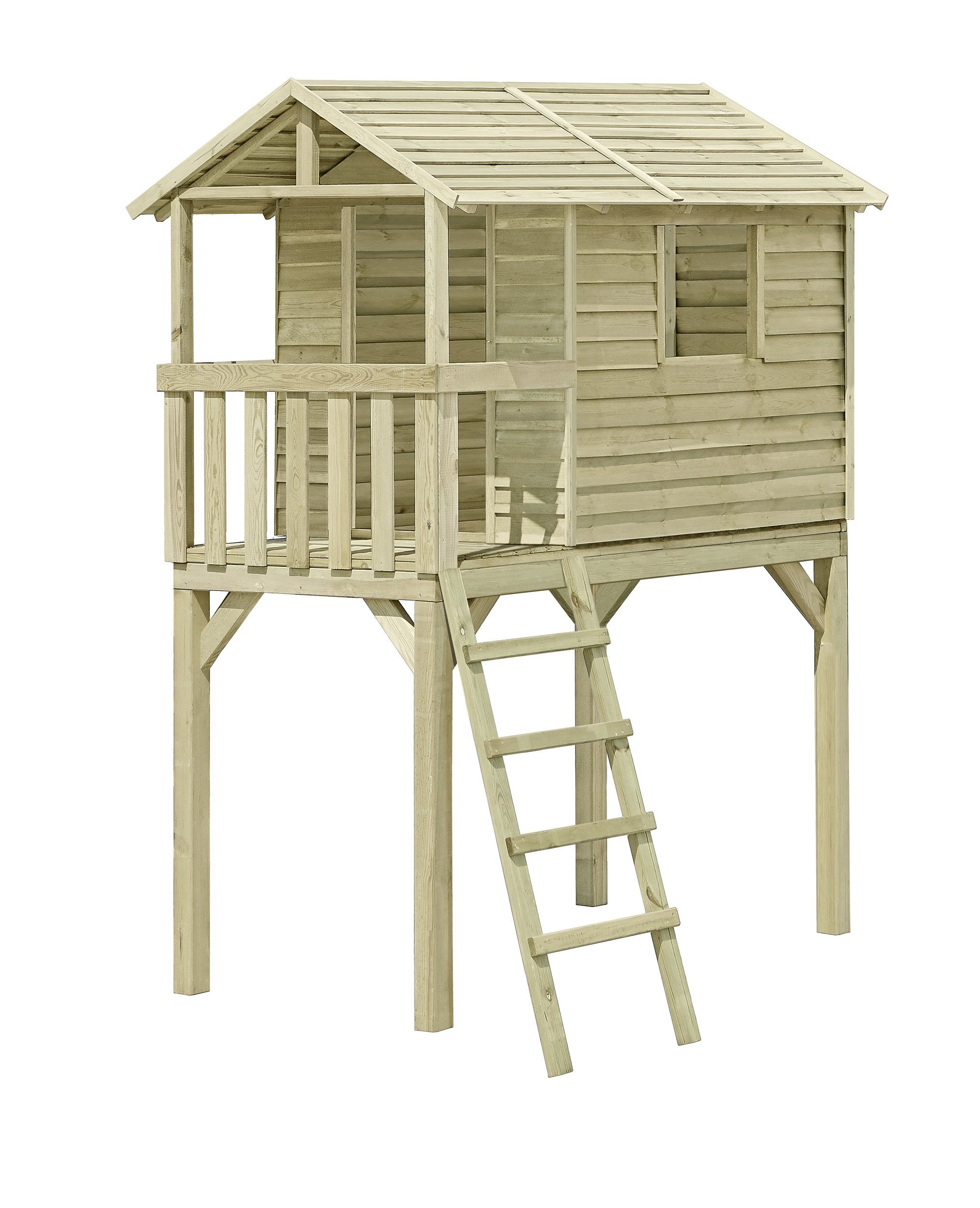 Mega-Holz Spielturm Stelzenhaus Benny SMART -