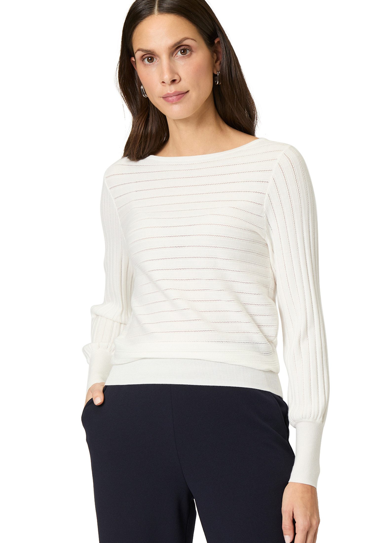 Zero Strickpullover zero Damen Pullover mit