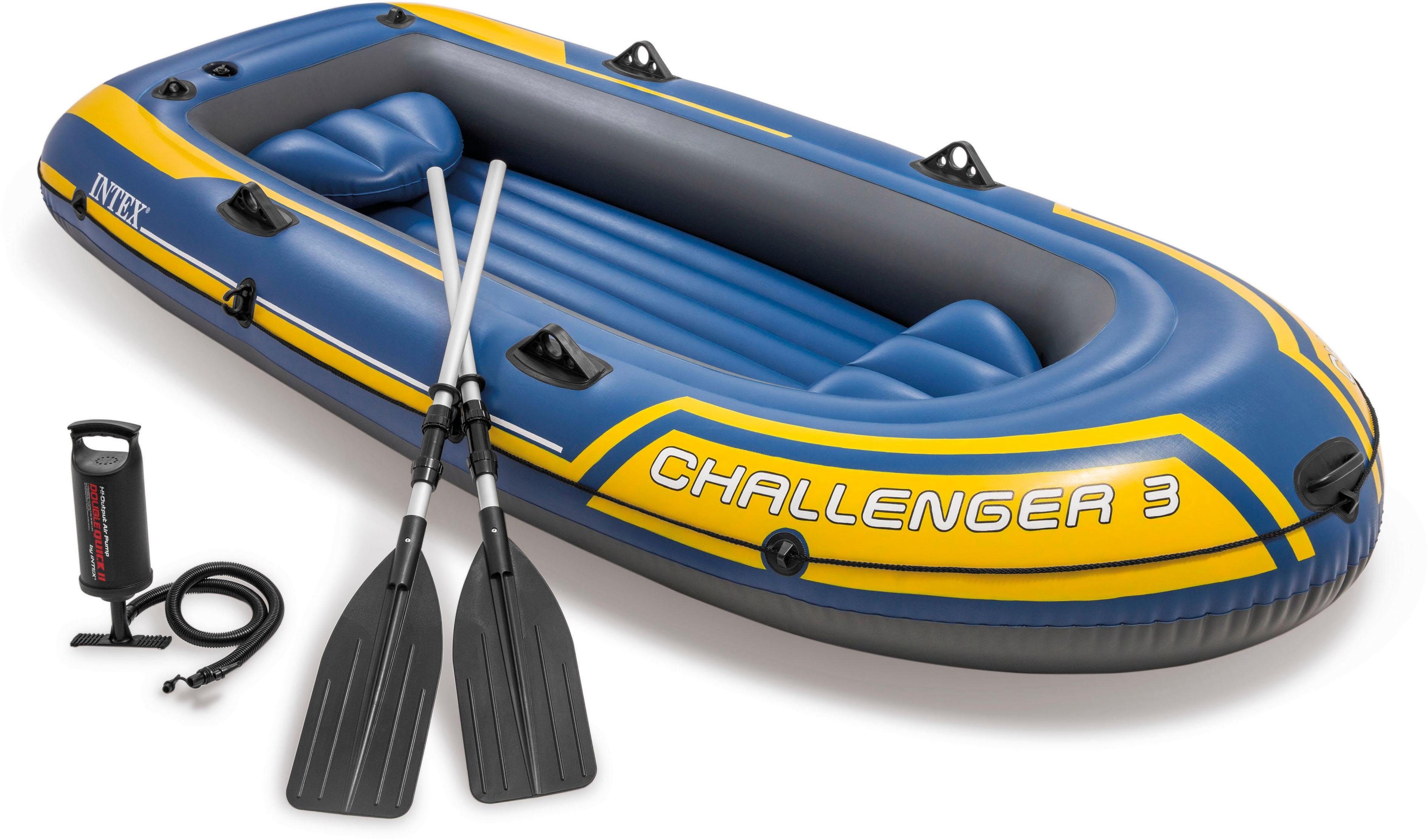 Intex Schlauchboot Challenger 3, (Set, -,