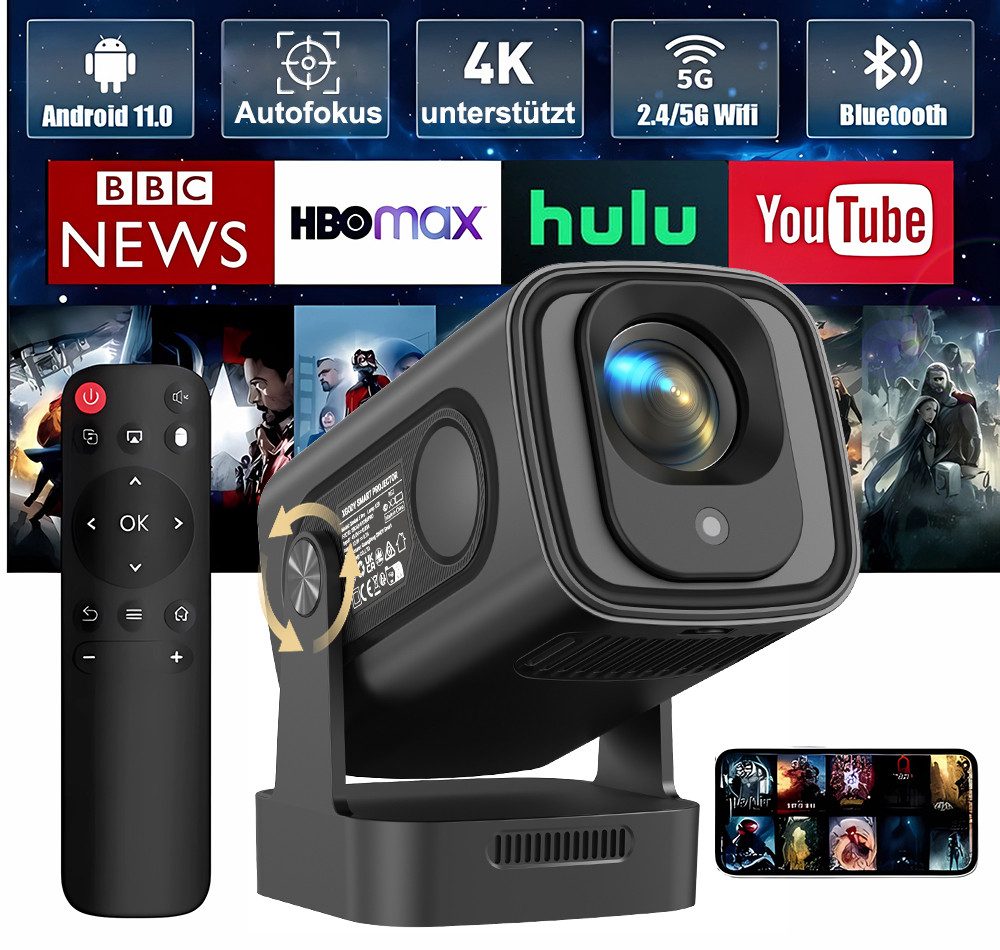 XGODY Gimbal 5 Pro-A Mini-Beamer LCD-Beamer