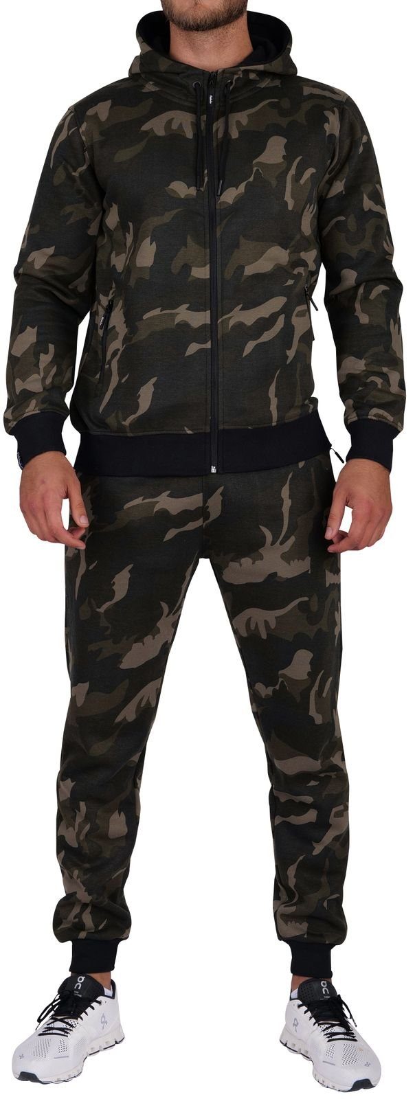 O'Poppy Jogginganzug Herren camo olive (2-tlg),
