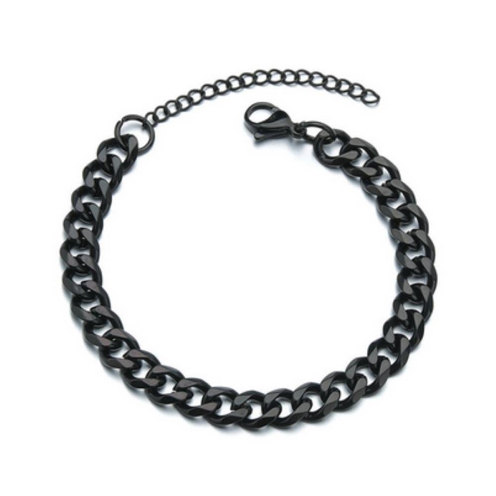 BUNGSA Armband Armband Königskette schwarz aus