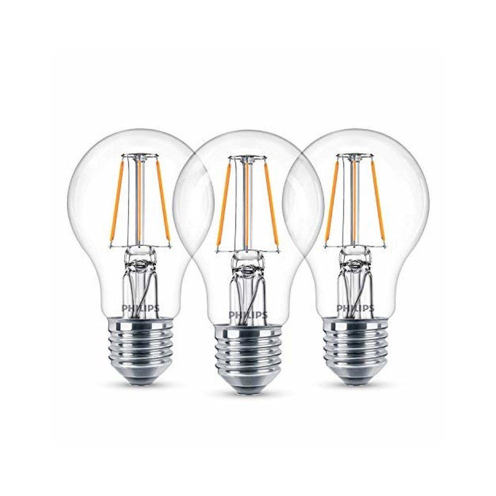 Philips LED-Leuchtmittel 3x Philips LED E27