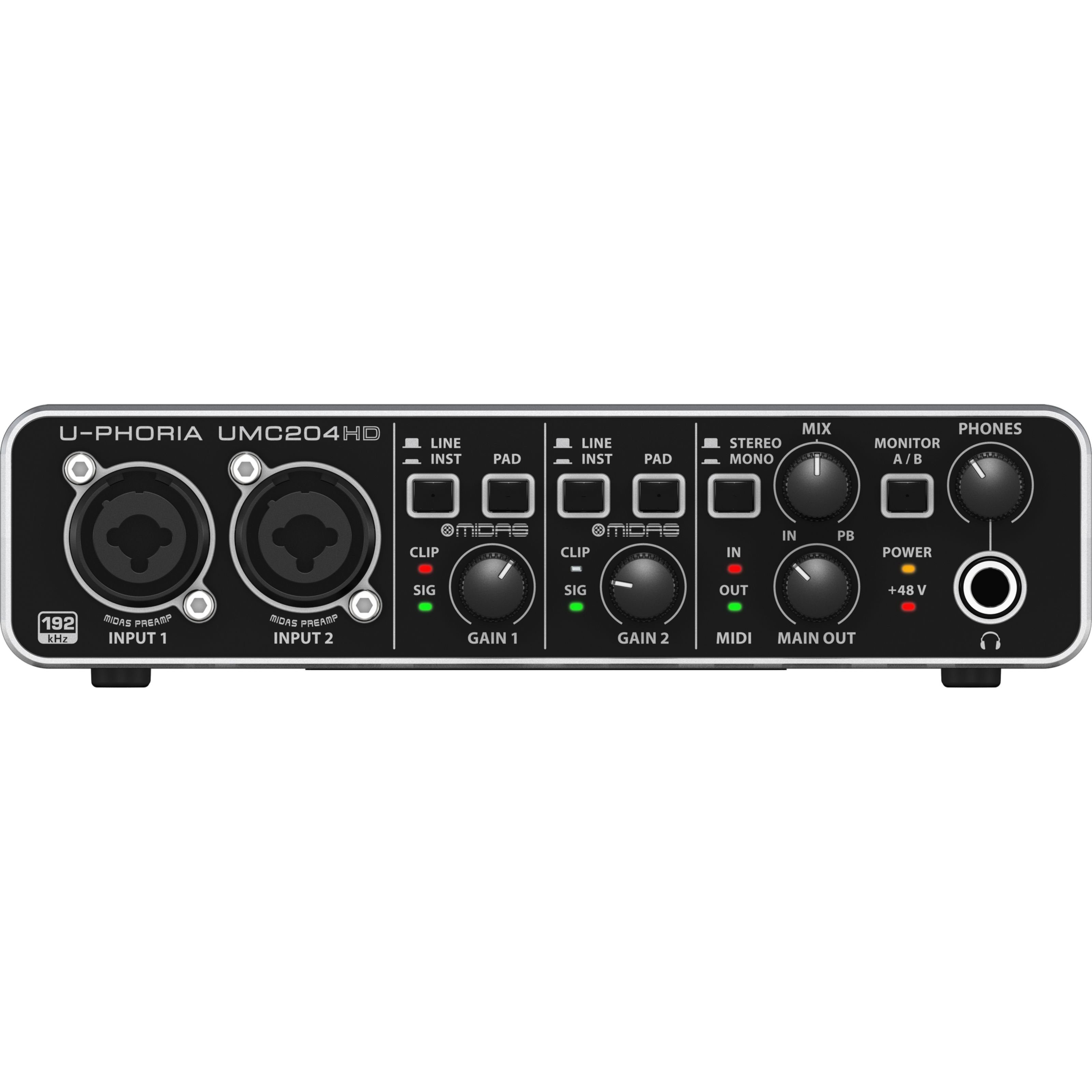 Behringer Digitales Aufnahmegerät (UMC204HD U-Phoria -