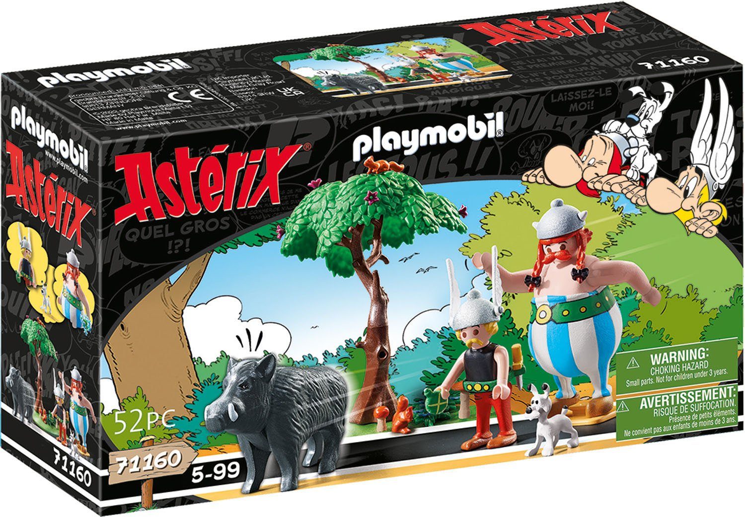 Playmobil® Wildschweinjagd (71160), Asterix Konstruktions-Spielset, (52
