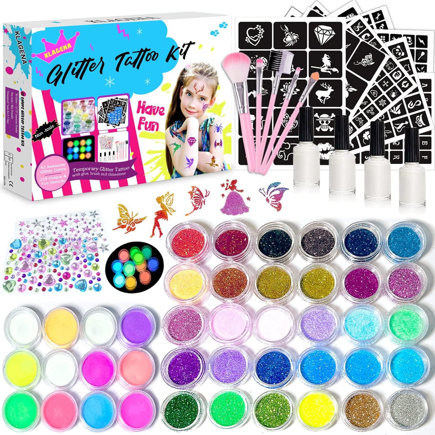 LuxusKollektion Dekohänger Glitzer Tattoo Set Kinder