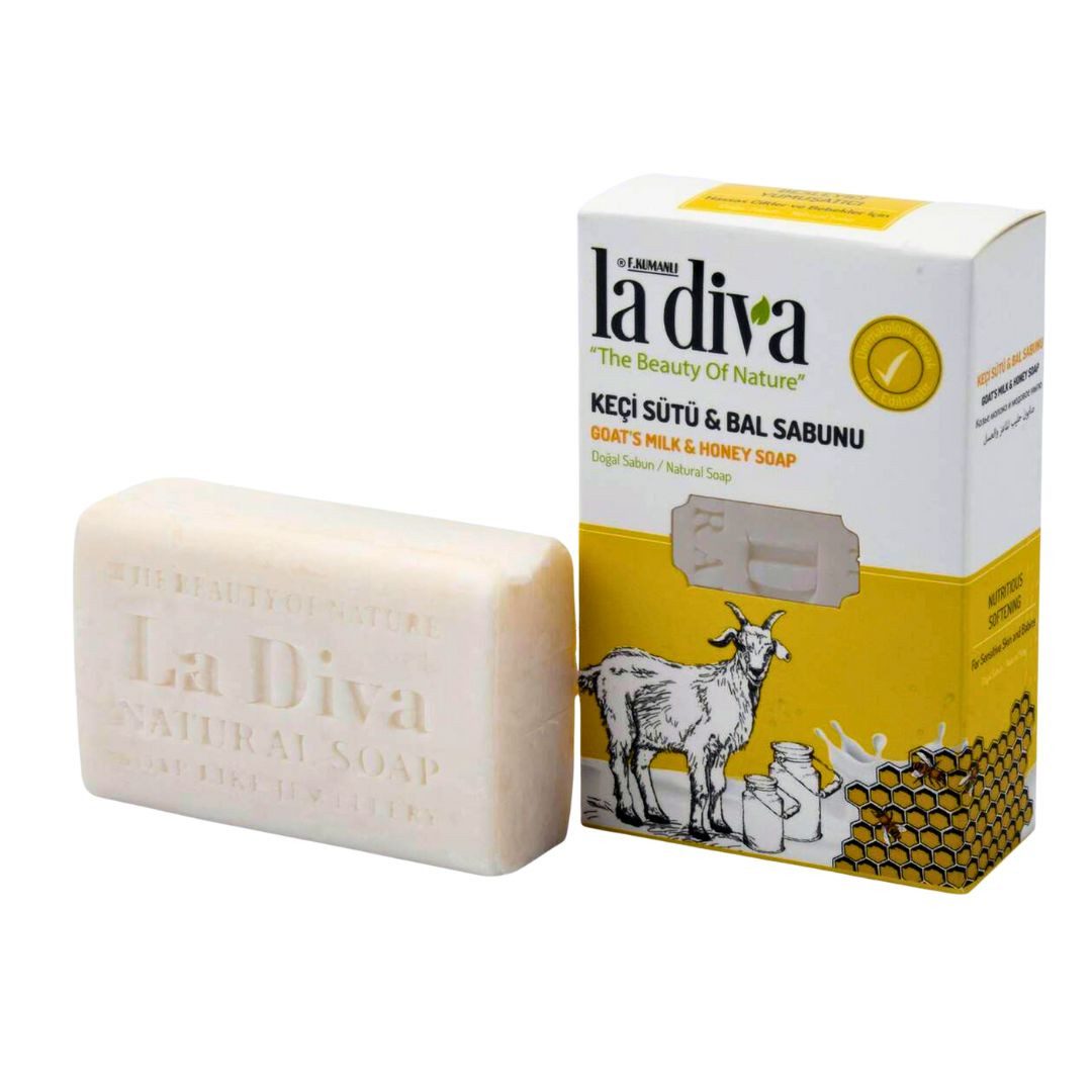 Handseife Ziegenmilch Seife mit Honig 100