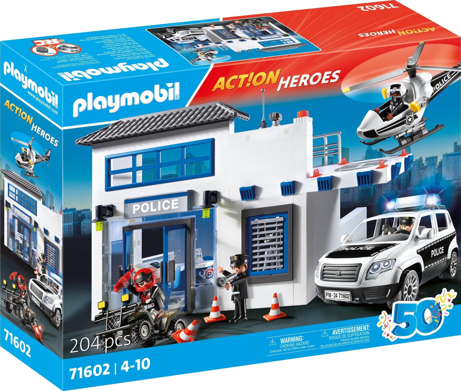 Playmobil® Playmobil Polizeistation 71602 Konstruktions-Spielset