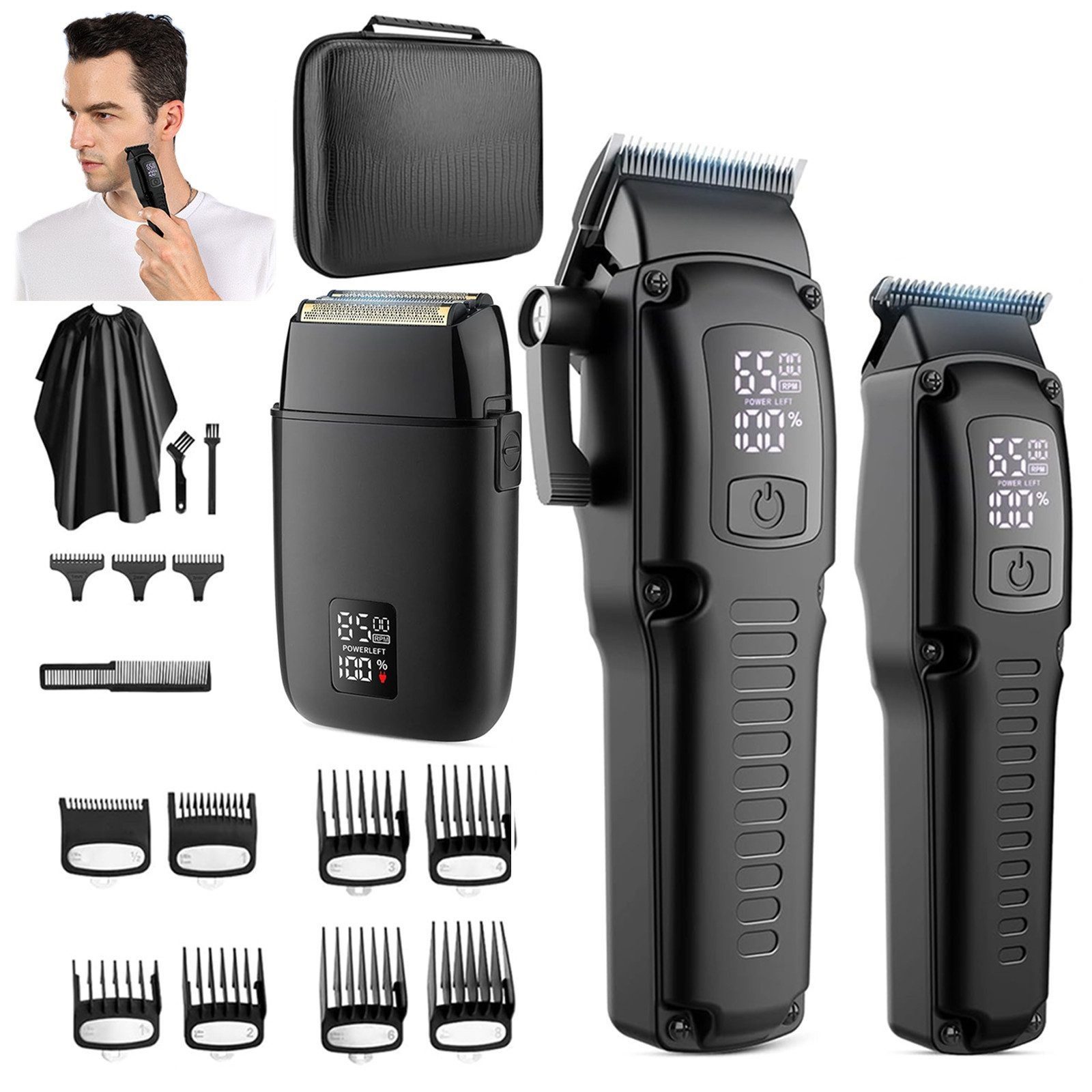 REDOM Haarschneider Profi 3-in-1 Haarschneider Set
