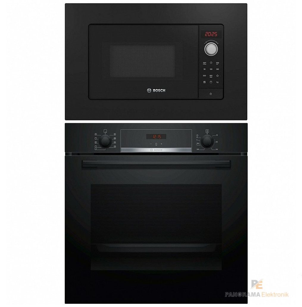 BOSCH Backofen-Set Einbau Backofen und Mikrowelle