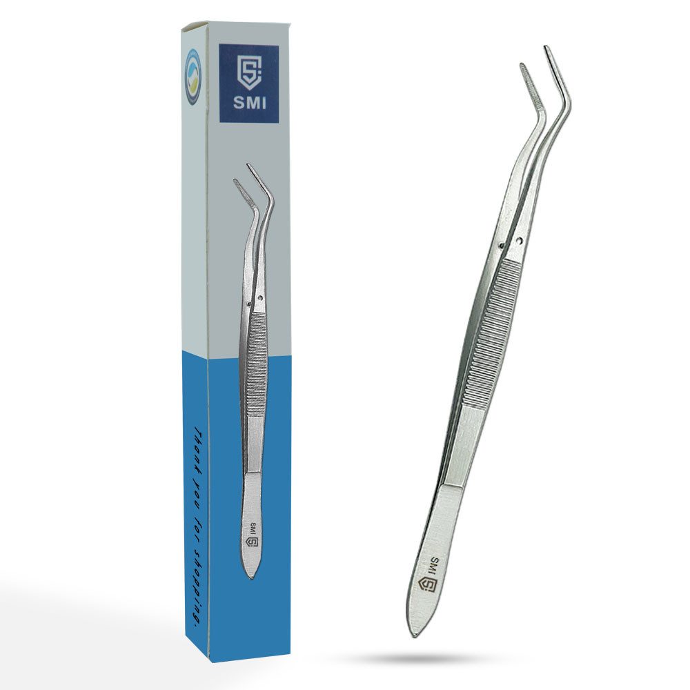 SMI Pinzette 16 cm Gebogene Pinzette