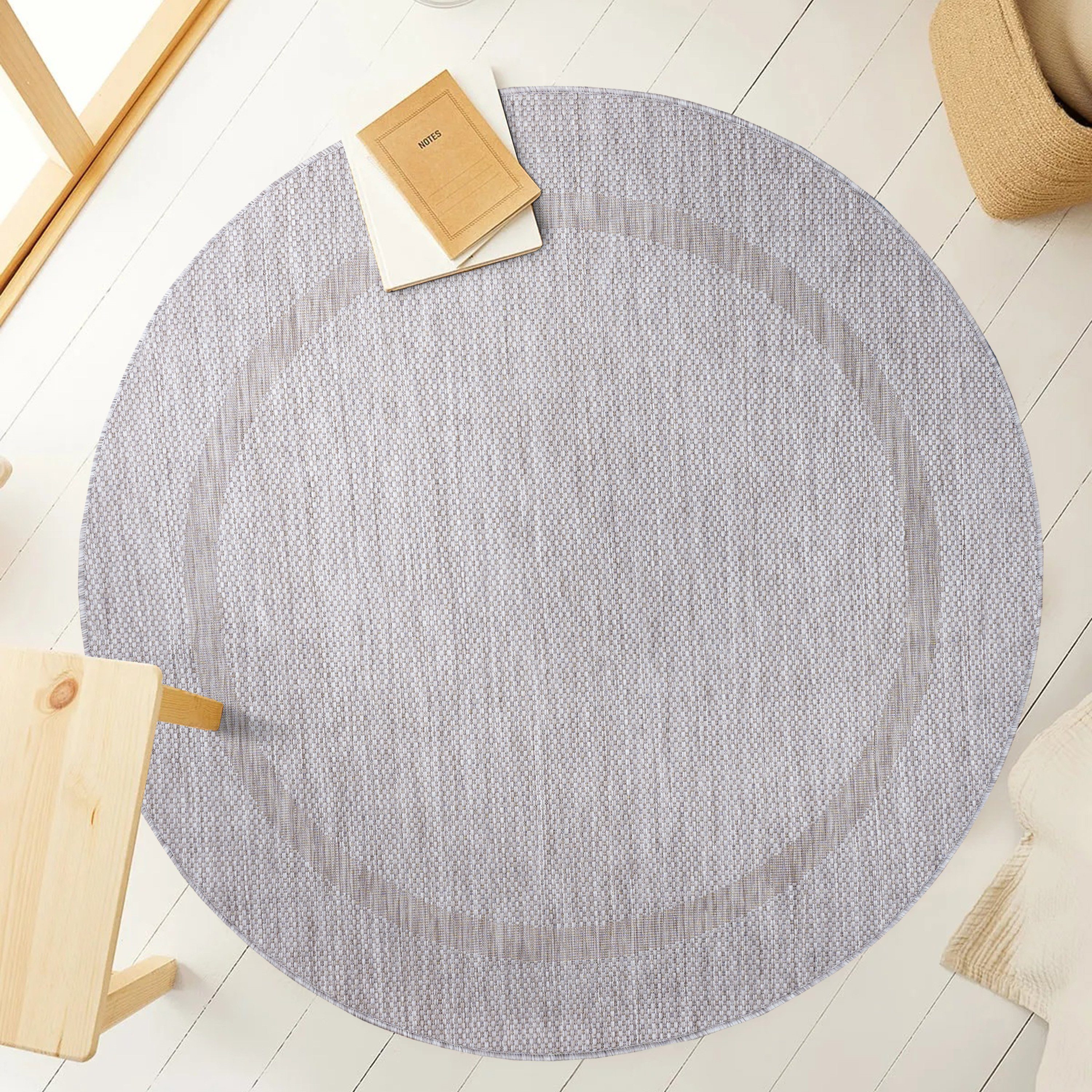 Ayyildiz Teppiche Outdoorteppich RELAX 4311, rund,