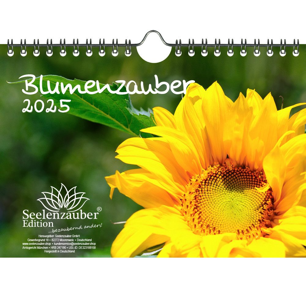 Seelenzauber Wandkalender Blumenzauber DIN A5 Kalender