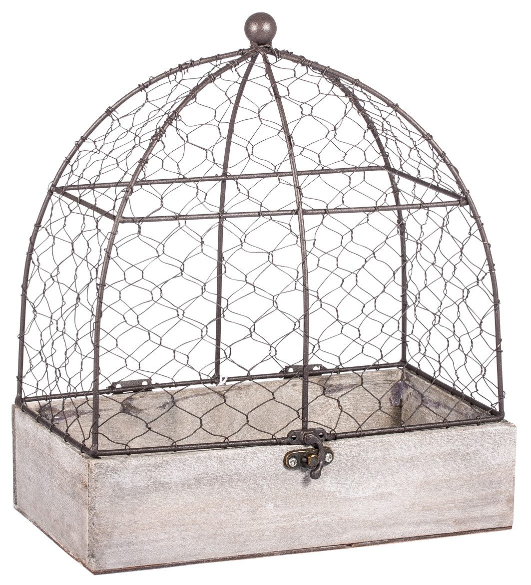 Rayher Vogelhaus Deko-Voliere Shabby, 25 x