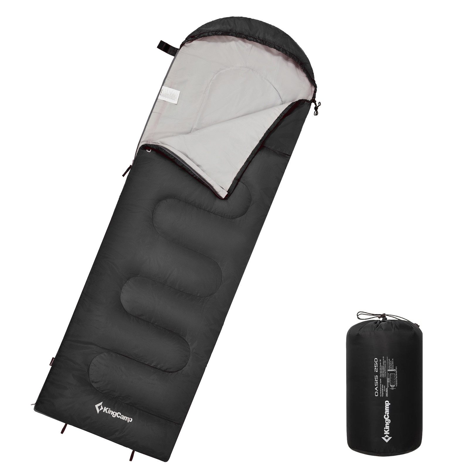KingCamp Deckenschlafsack Decken Schlafsack Oasis 250