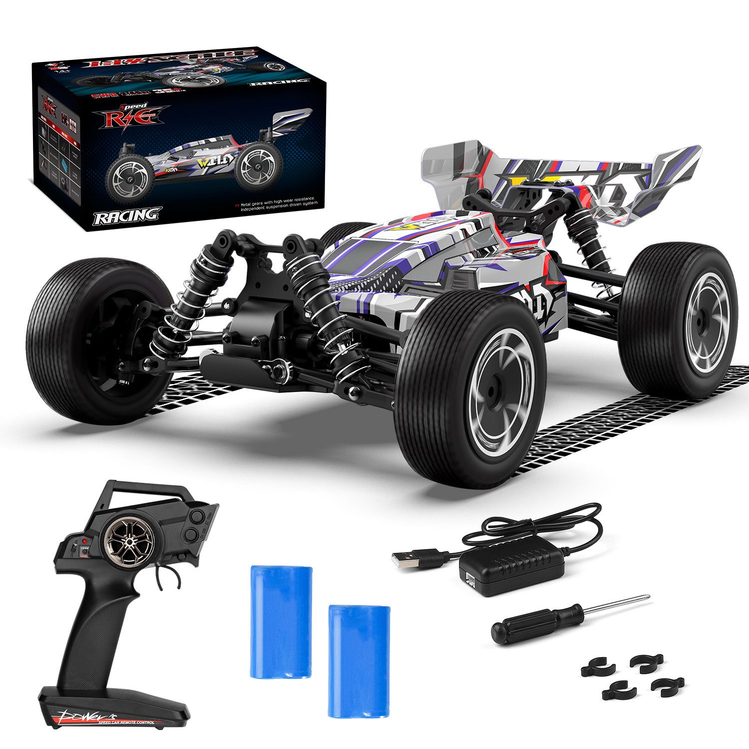 Esun RC-Auto Ferngesteuertes Auto, 1/14 4WD