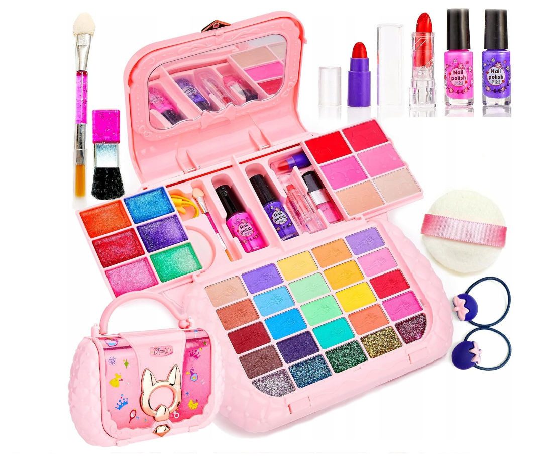 COIL Kreativset Kosmetik-Set, Kinder-Make-up-Set, Make-up-Spielzeug, Lack,