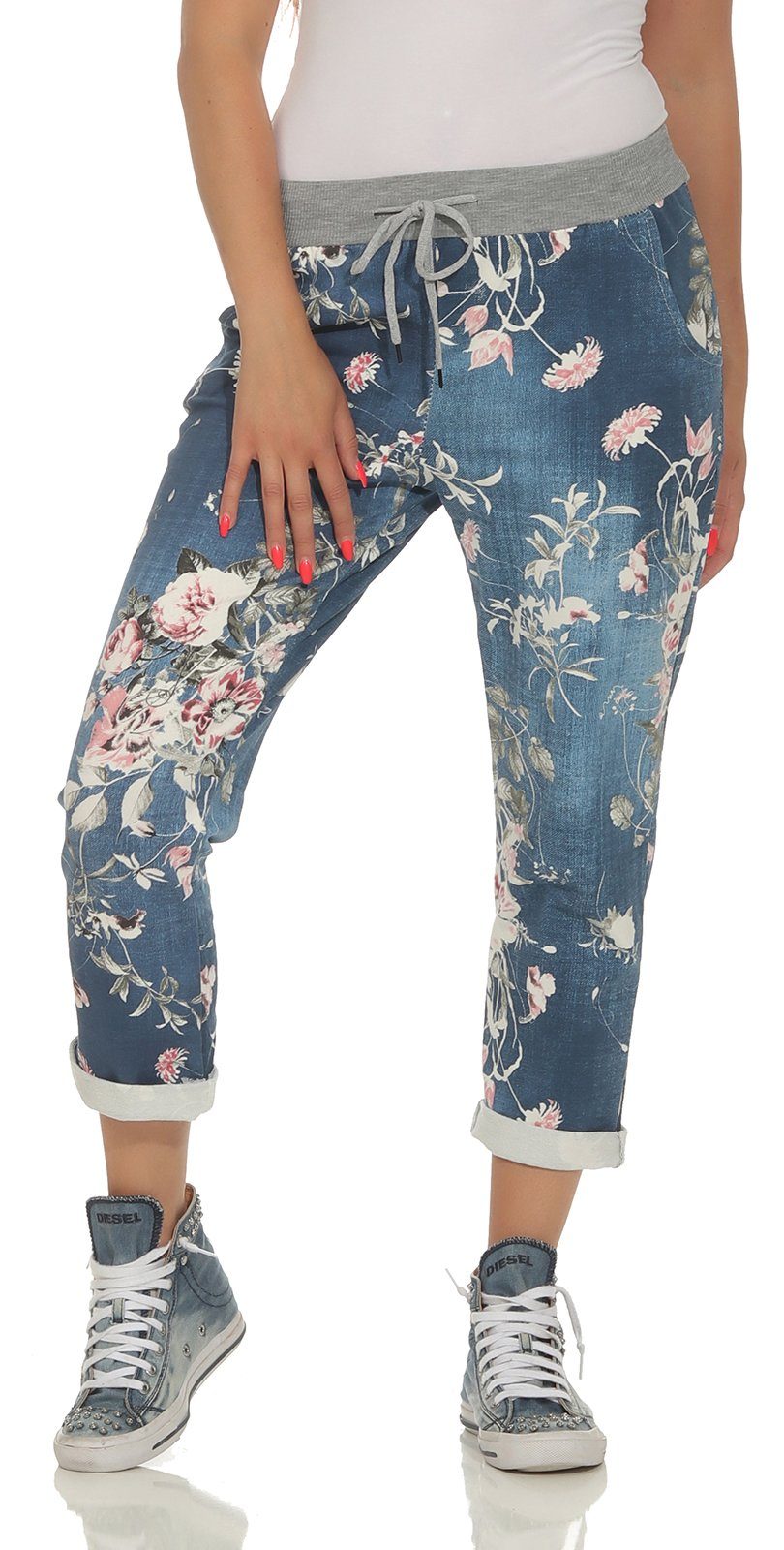 simaranda Jogginghose Damen Jogginghose 29 Blau