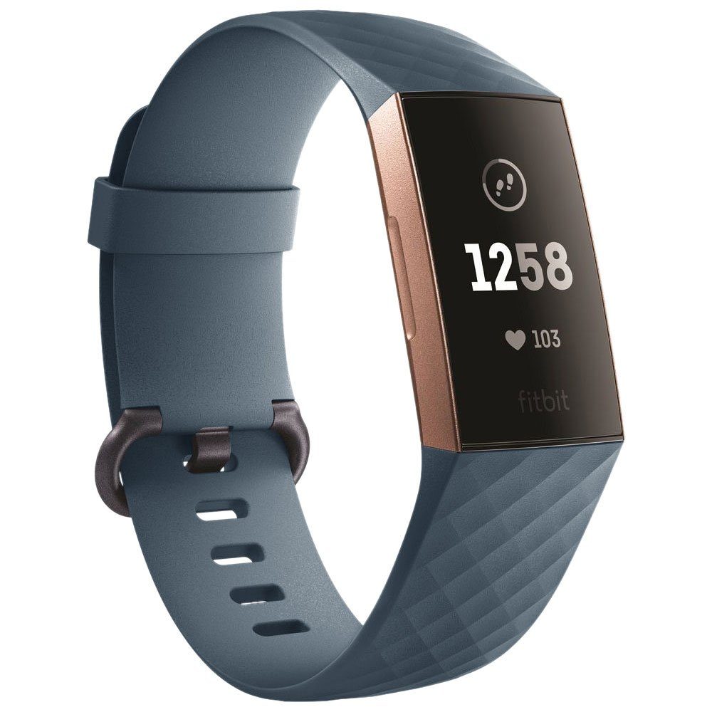Wigento Smartwatch-Armband Für Fitbit Charge 3