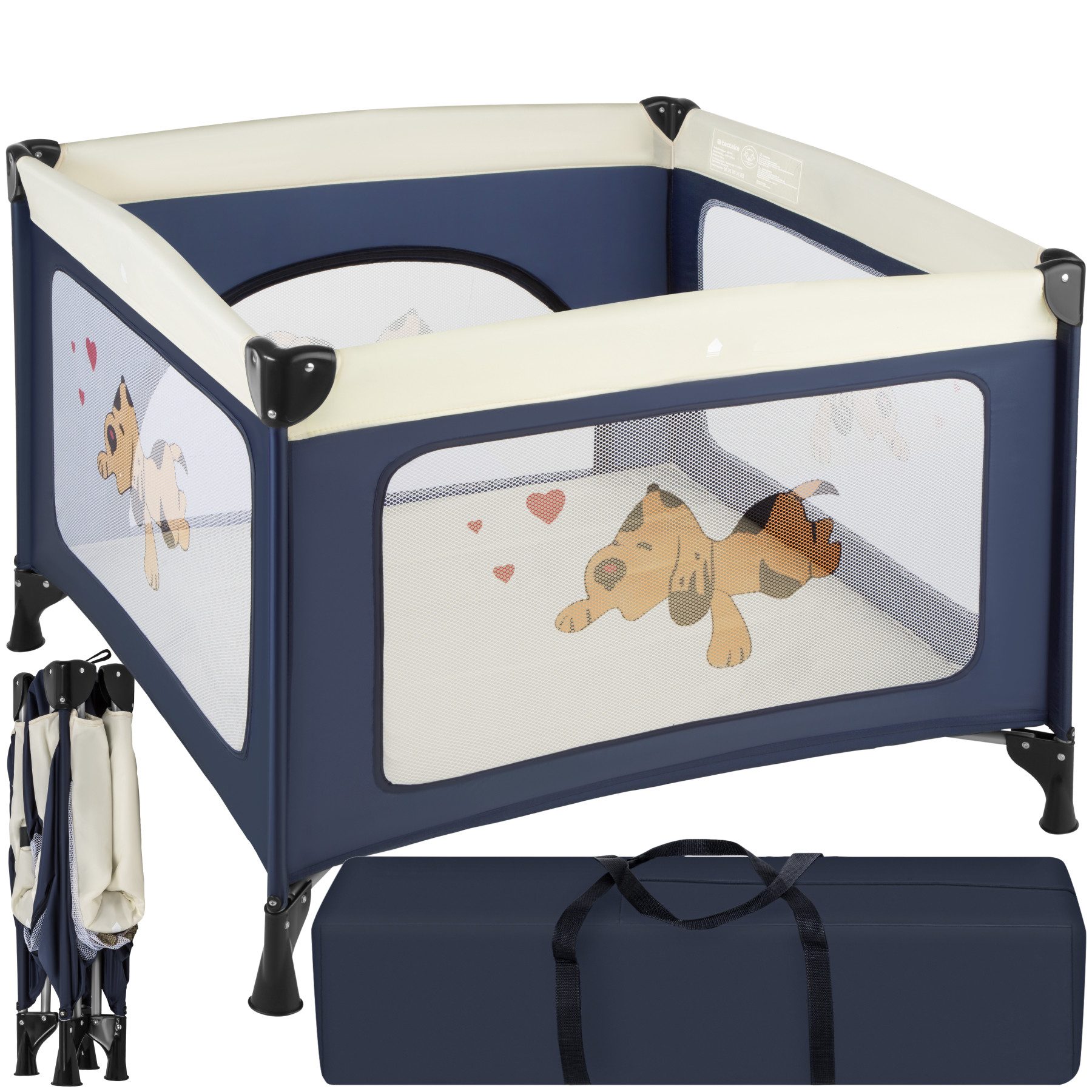 tectake Freigehege Baby Laufstall, stabil und