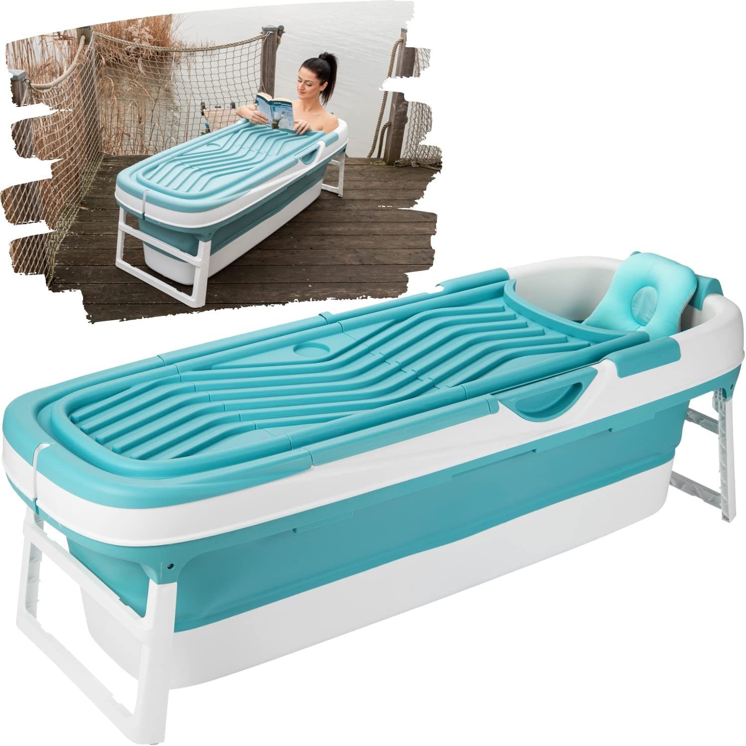 Bath Bob Badewanne XXL faltbare Badewanne
