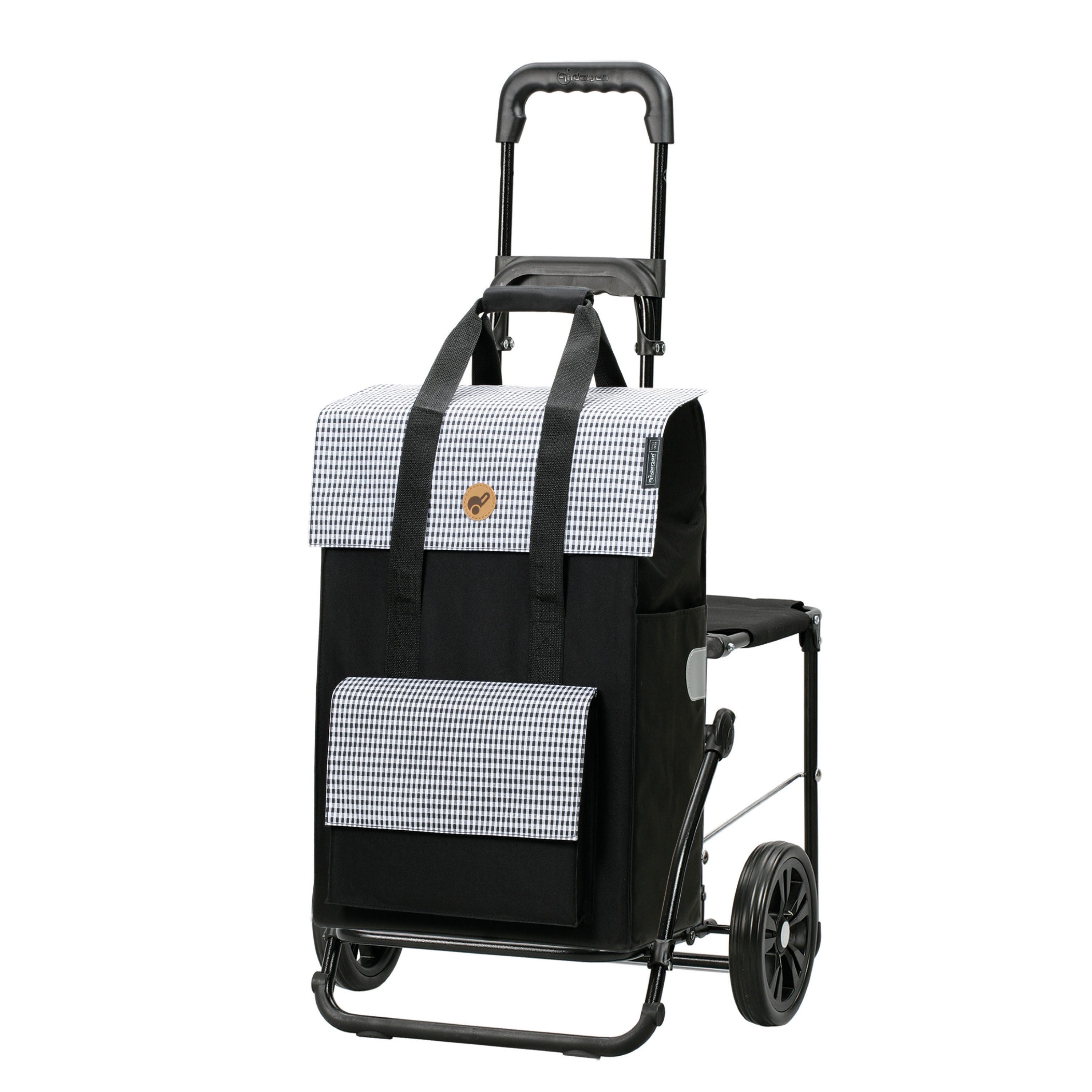 Andersen Einkaufstrolley Komfort Shopper Milla schwarz,