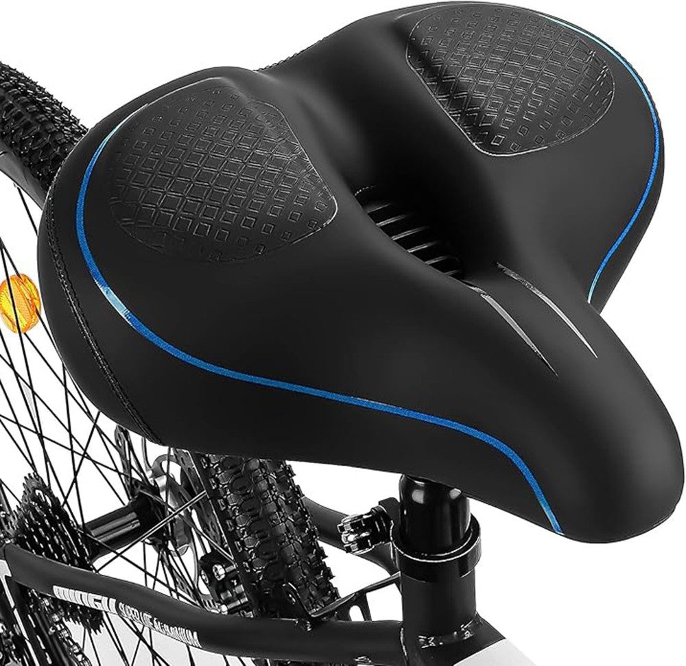 Coonoor Fahrradsattel Breiter Fahrrad Sattel Atmungsaktiv