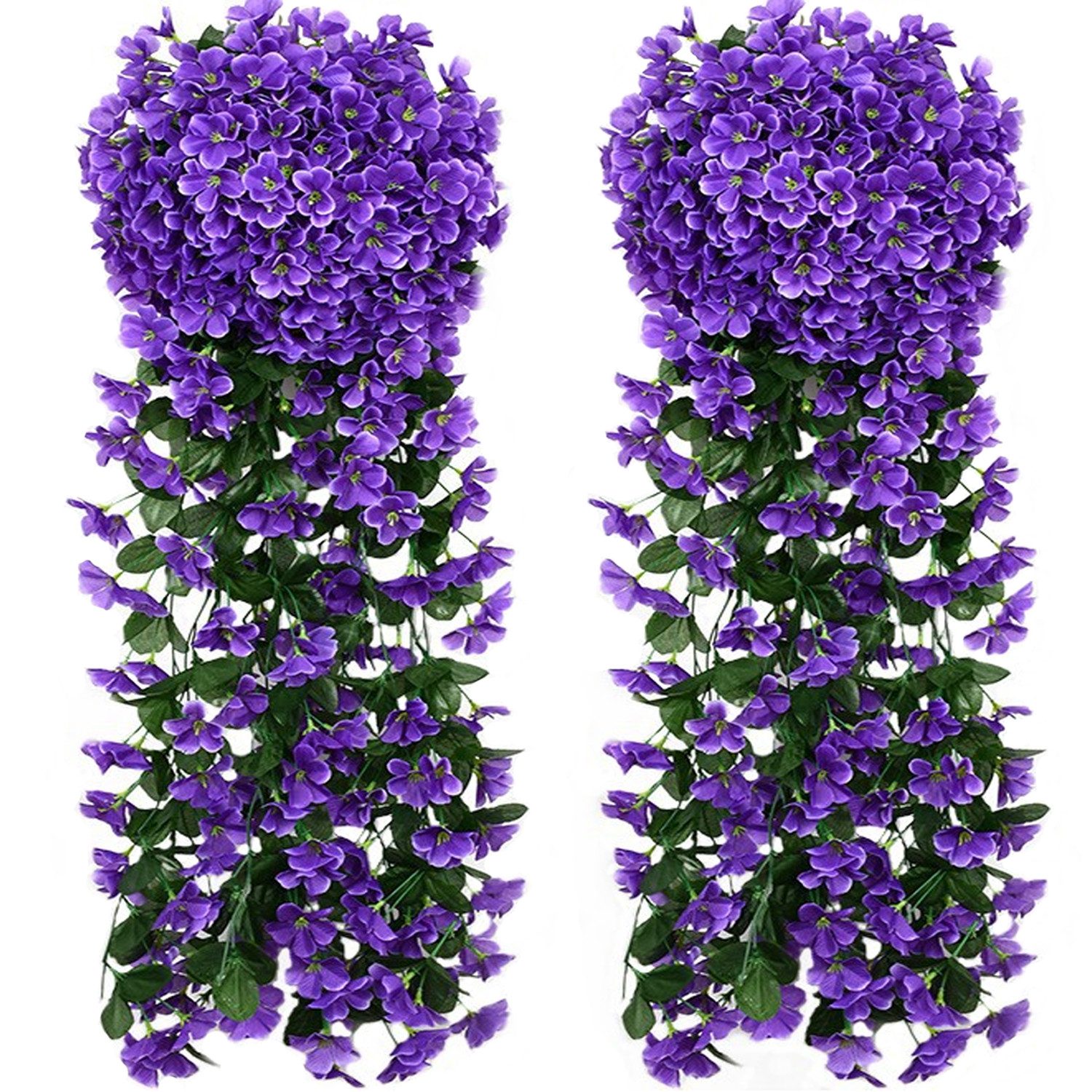 Kunstblumenstrauß Künstlich Hängende Blumen, Kunstblumen Veilchen