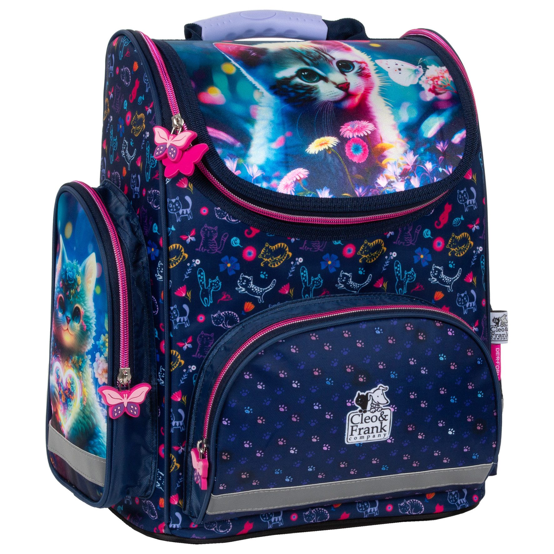 DERFORM Schulranzen Schultasche Tornister Büchertasche Schulrucksack