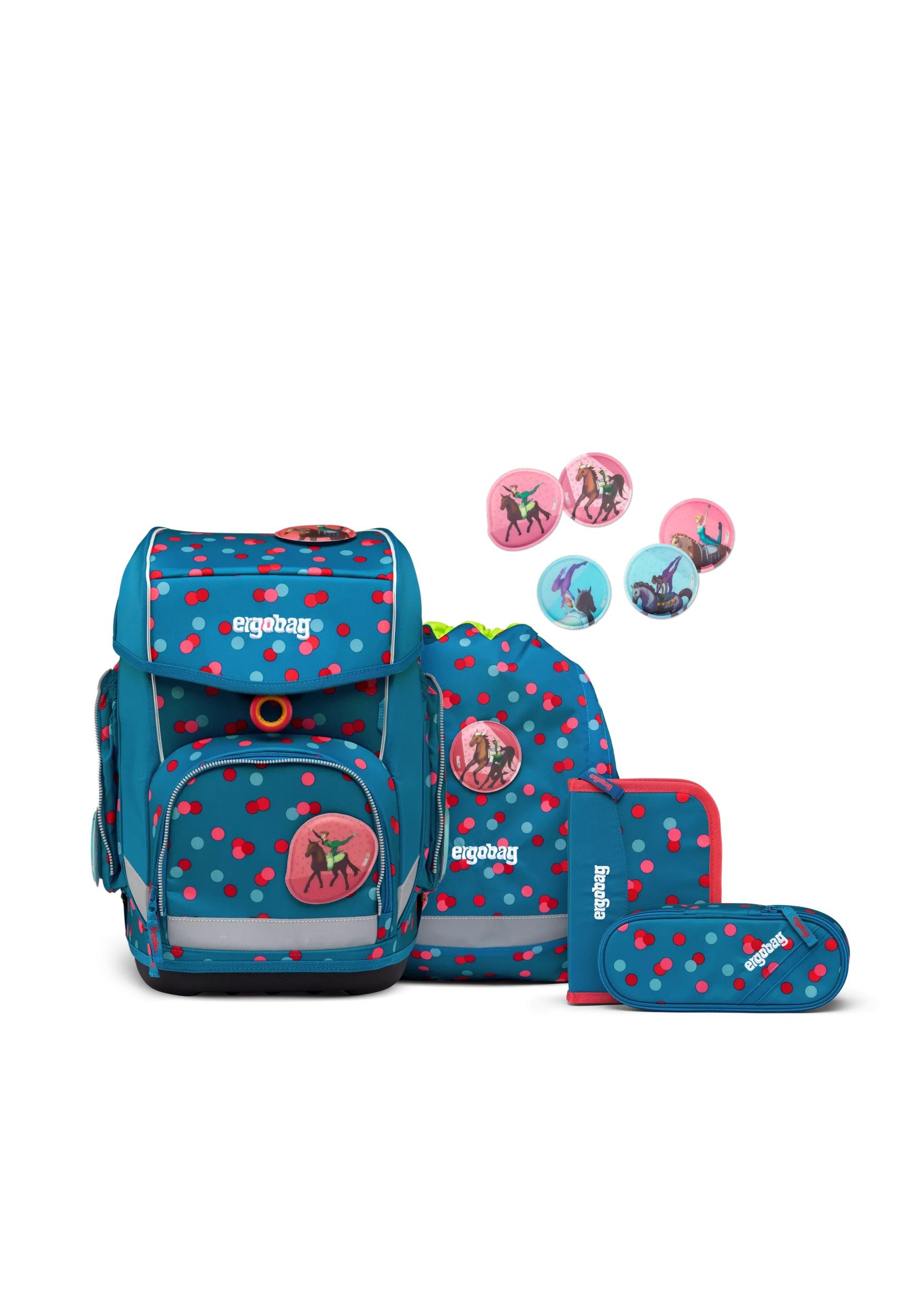 ergobag Schulranzen cubo Set (5-tlg., cubo