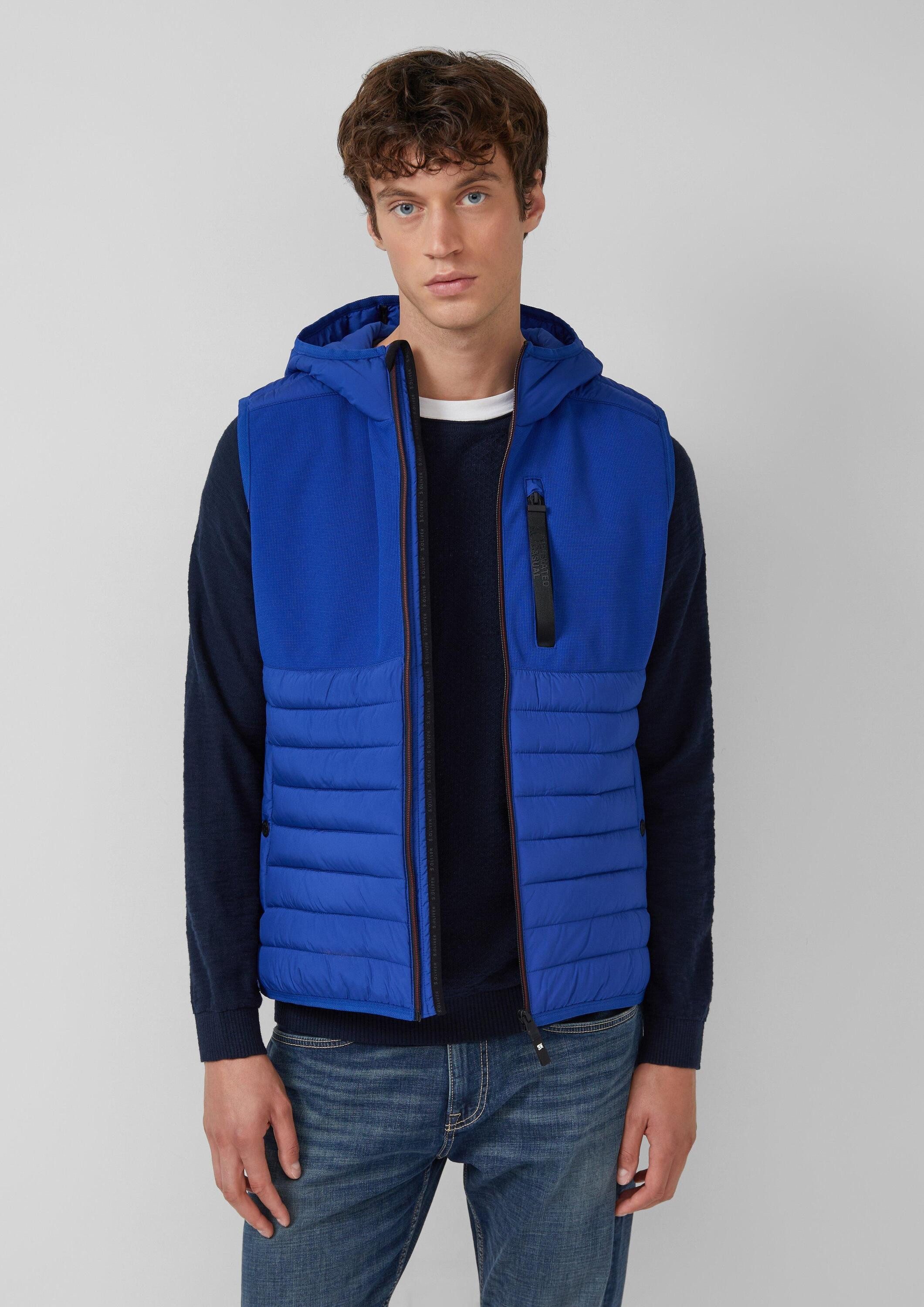 s.Oliver Outdoorjacke Outdoor-Weste Leichte Weste aus