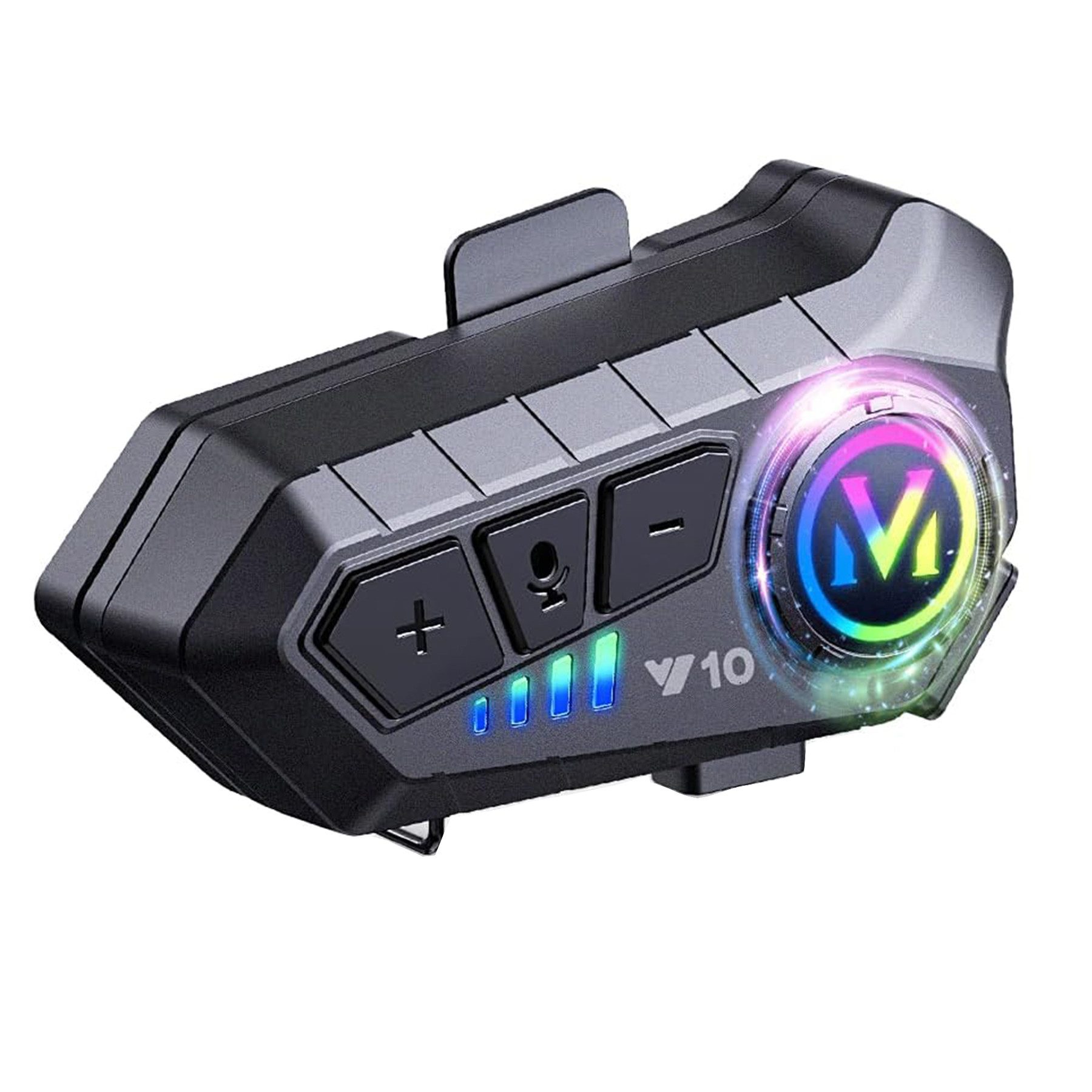 Senmudi Motorradhelm Helm Headset,Motorrad Helm Bluetooth