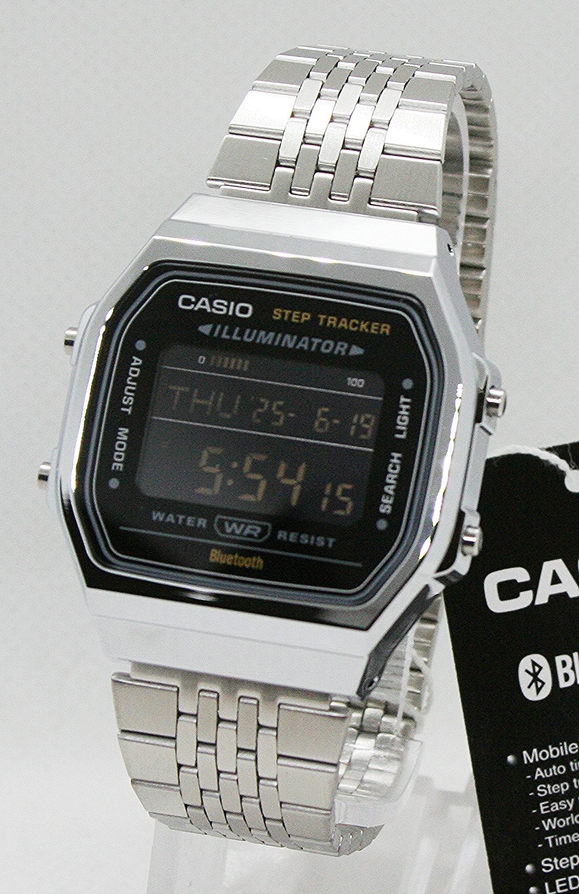CASIO Digitaluhr Casio Damenuhr ABL-100WE-1BEF Bluetooth,