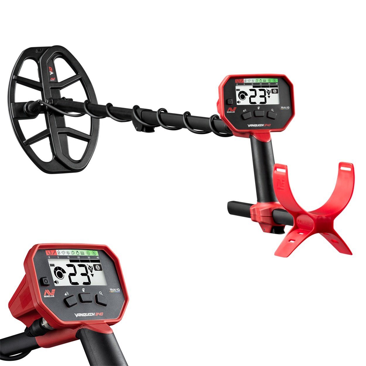 Minelab Metalldetektor Vanquish 340, Multifrequenz