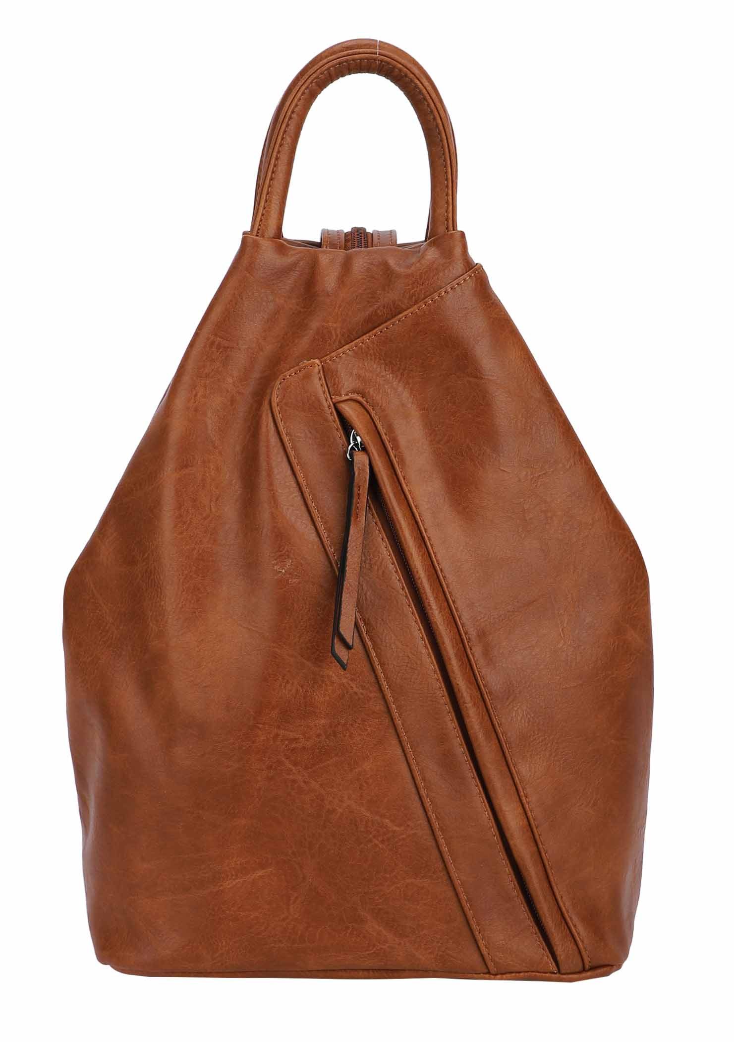 ITALYSHOP24 Rucksack Damen Rucksack Tasche Shopper