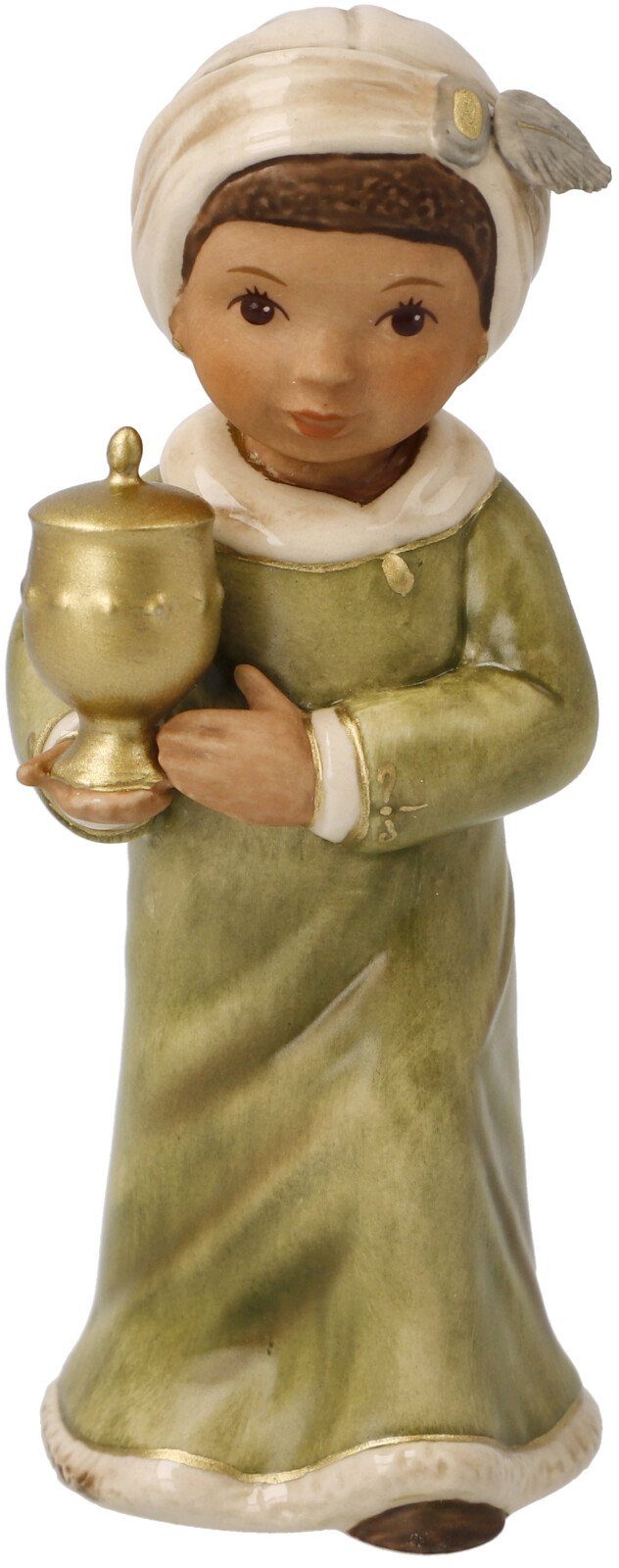Goebel Krippenfigur Weihnachtsdeko, Steingut, Figur Kaspar