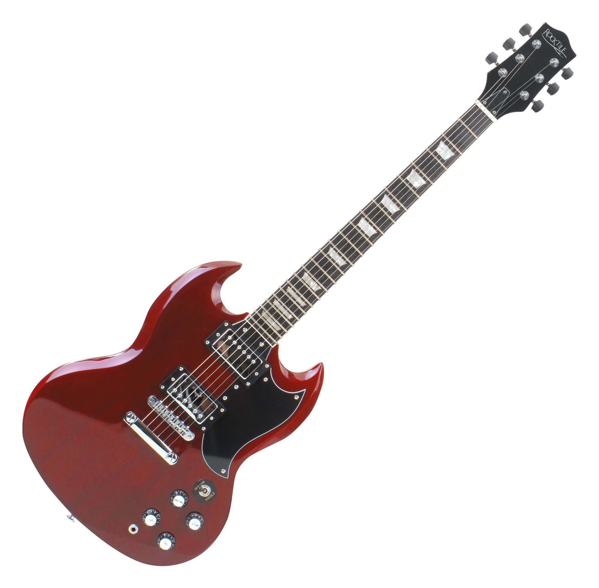 Rocktile E-Gitarre Pro S-Red elektrische Gitarre