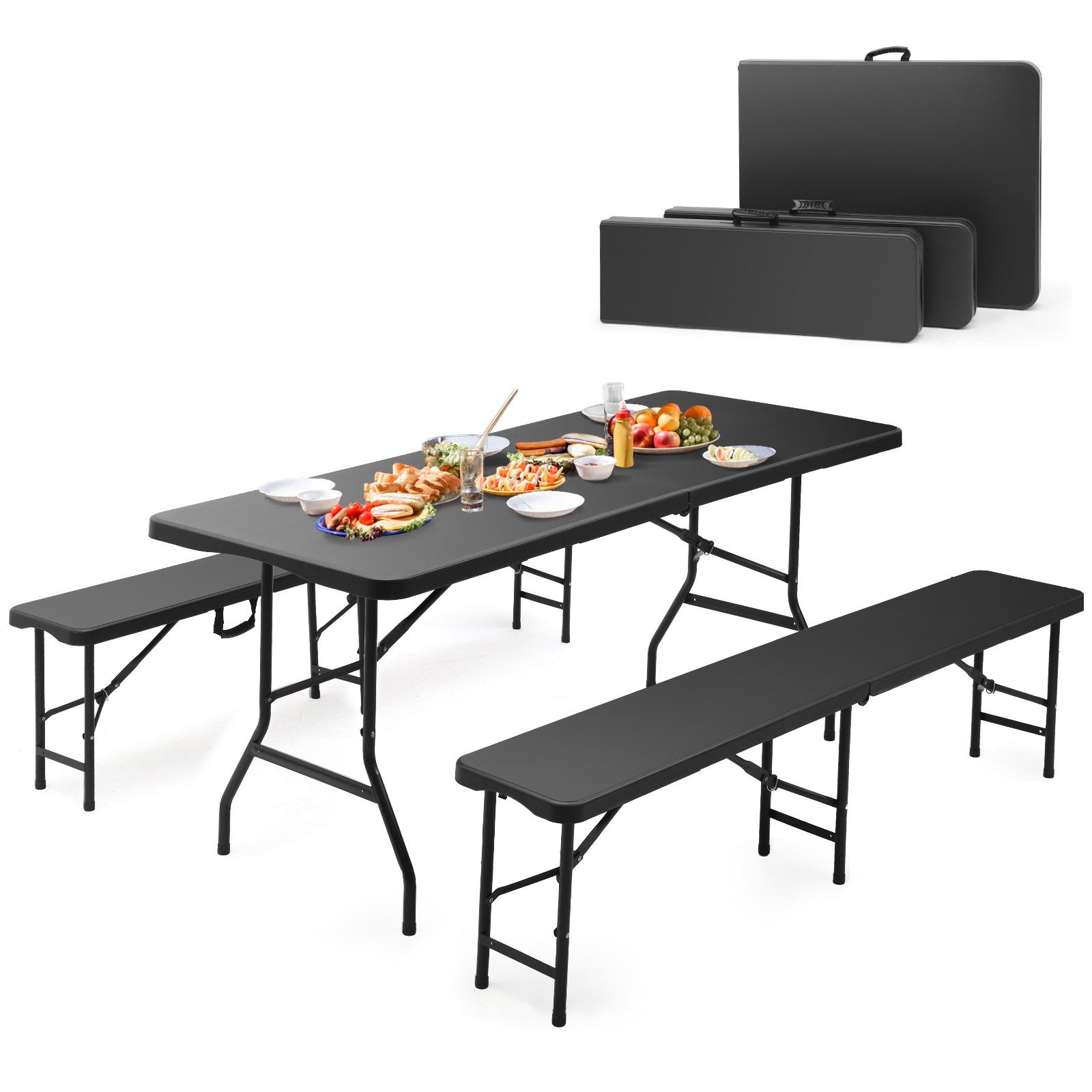 Sekey Bierzeltgarnitur Sekey 3-teilig Bierzeltgarnitur 180cm