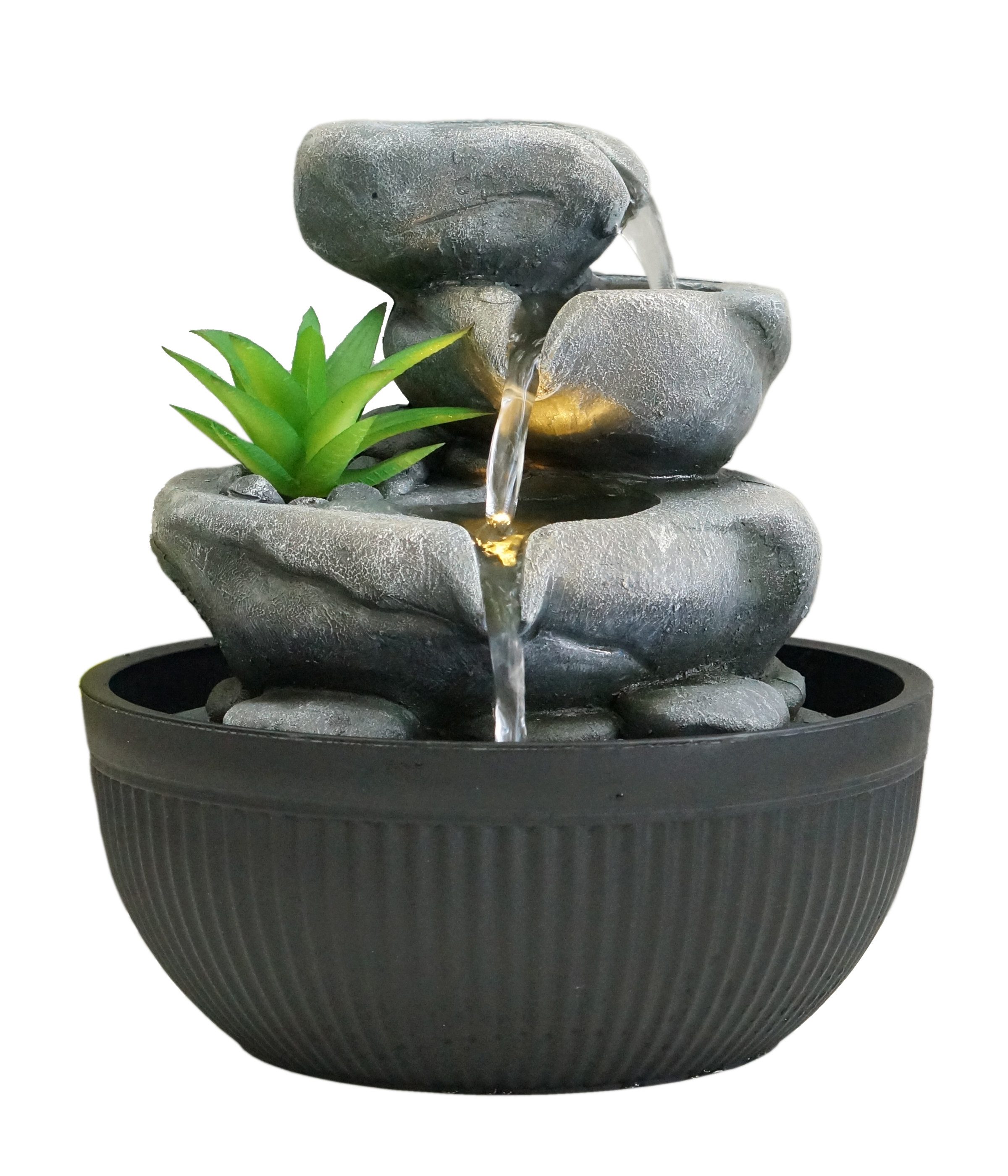 Dehner Zimmerbrunnen Lono, ca. 21 cm,
