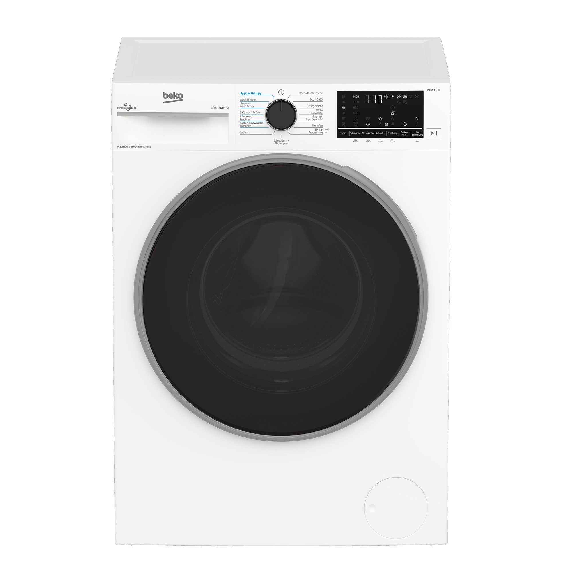 BEKO Waschtrockner B3DFT510447W, 10 kg, 6