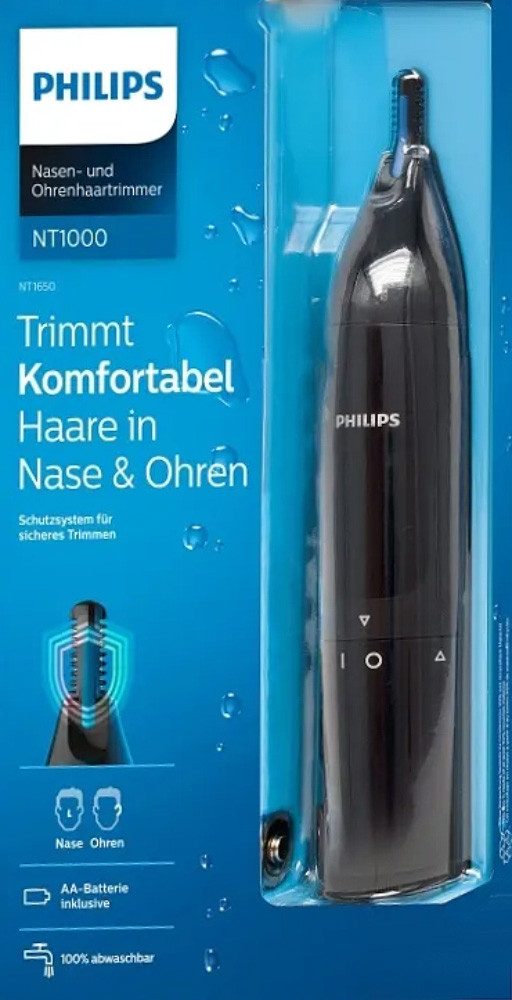 Philips Nasenhaartrimmer Philips NT1650/16 Nasen-Ohrhaartrimmer schwarz