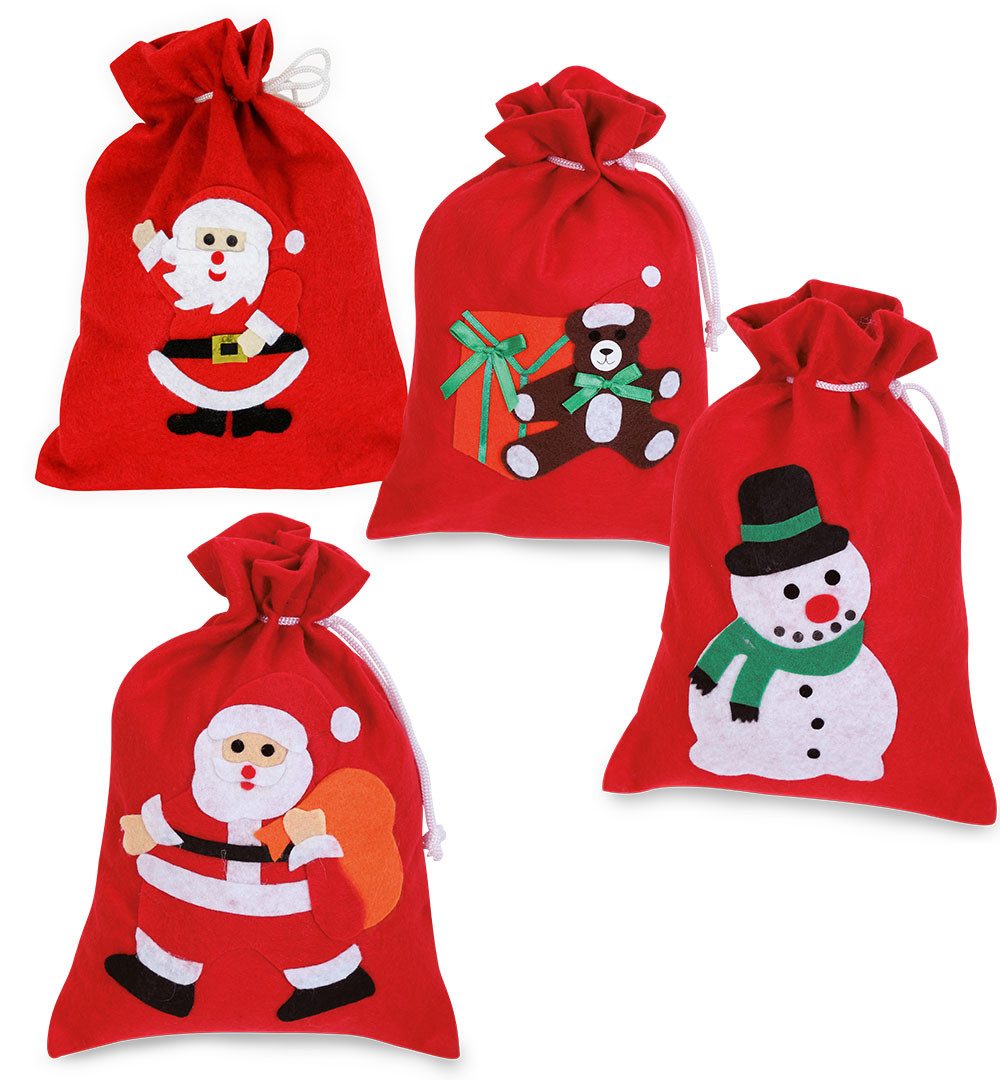 Fries Nikolausstiefel Nikolaus Geschenk Beutel Tasche