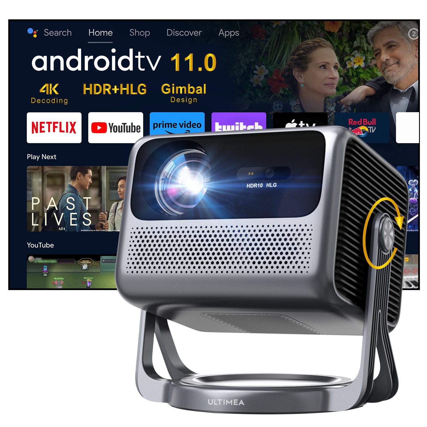 Ultimea Nova C40 Beamer mit 4K