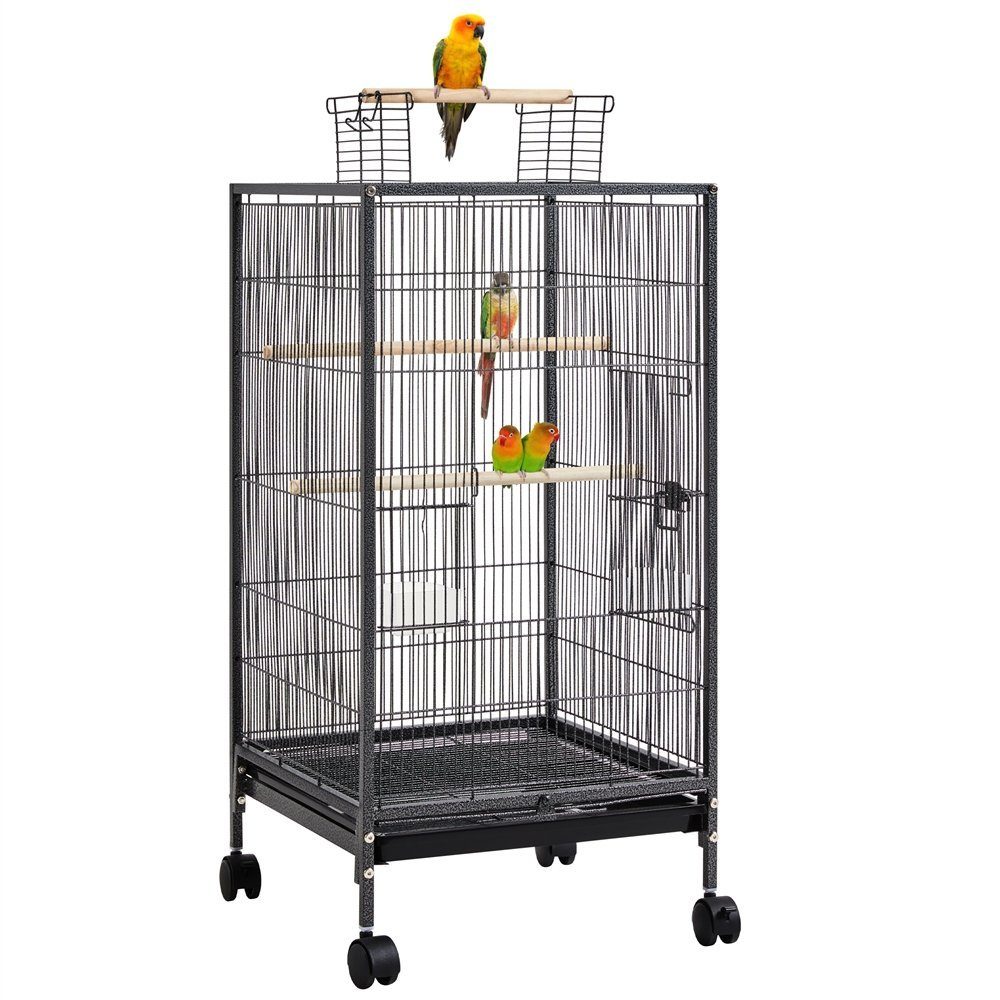 Yaheetech Vogelkäfig, Vogelvoliere, großer Raum für