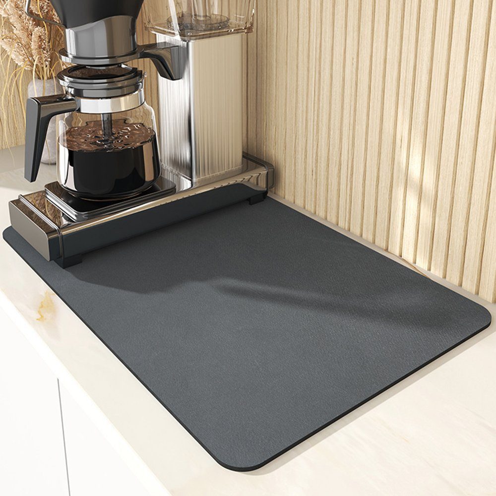RWEUOQ Abtropfmatte Kaffeemaschine Abtropfmatte, Küchen-Absorptionsmatte 40