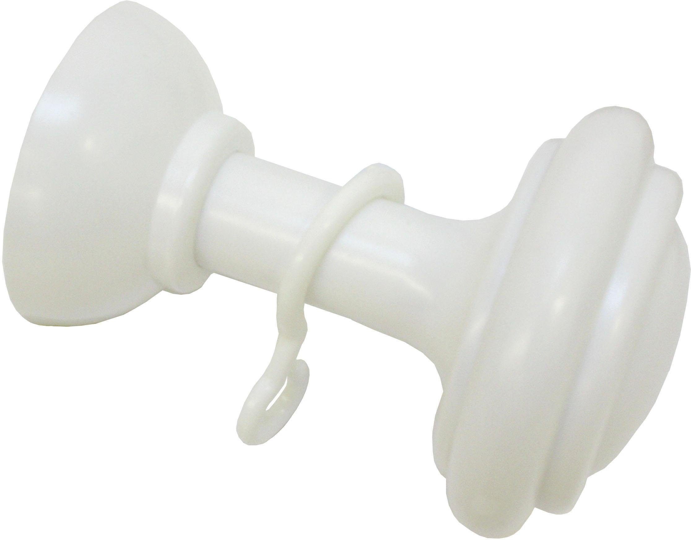 GARDINIA Schalhalter mit Haken, Kunststoff, Gardinen,