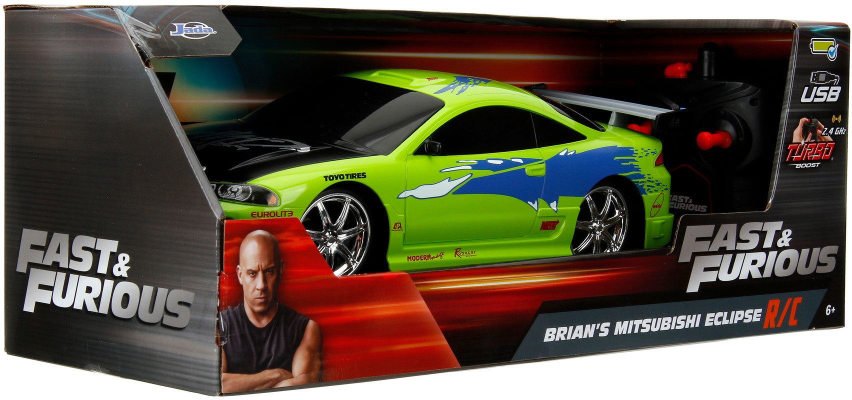 JADA Spielzeug-Auto ferngesteuertes Auto RC Fast